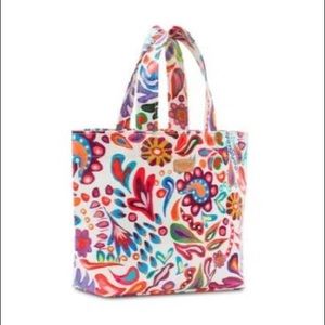 Consuela White Swirly Mini Bag